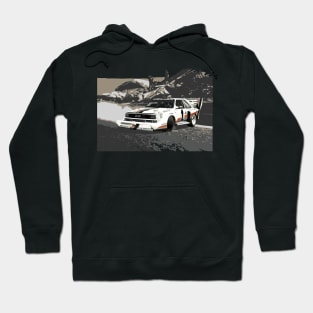 Hill Climb Race Car Rally Röhrl Hoodie